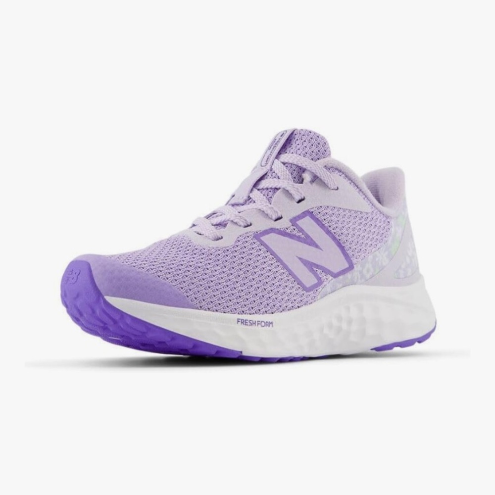 New Balance Kids' Lavender Lace-up Sneakers